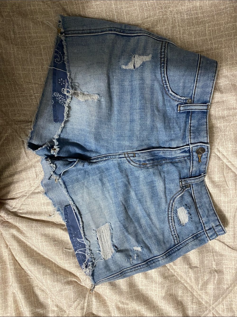 Aerie Cutoff Jean Shorts